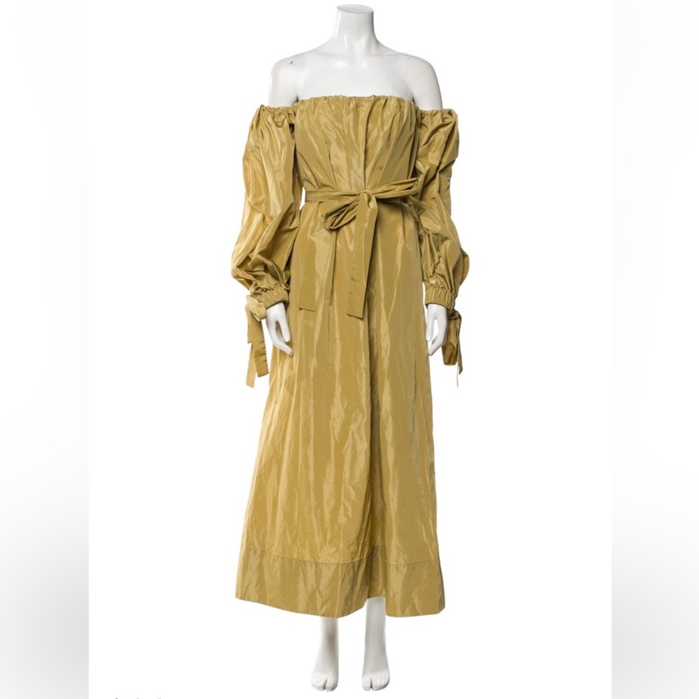 STAUD Off-Shoulder Maxi Dress